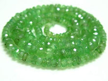 Load image into Gallery viewer, BEADS GEMSTONE AA-Tsavorite Micro Cut Rondelles 13.5 Inch Long Strand -Stones measure- 2-4mm Code-HIGH-6938