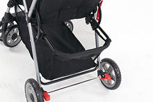 Load image into Gallery viewer, Kolcraft Cloud Plus Lightweight Easy Fold Compact Travel Stroller, Slate Grey