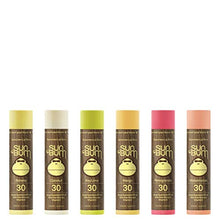 Load image into Gallery viewer, Sun Bum Sunscreen Lip Balm SPF 30 | Vegan & Cruelty Free Broad Spectrum UVA/UVB Lip Care with Aloe & Vitamin E for Moisturized Lips | Banana, Coconut, Key Lime, Mango, Pomegranate, Watermelon | 15 oz