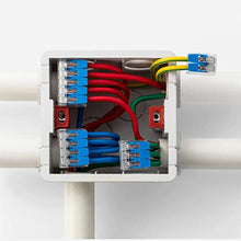 Load image into Gallery viewer, GKEEMARS 50 Pcs Electrical Lever Wire Nuts Connectors, Wire Splicing Connector Terminal Blocks 221-413 (3 Conductor)