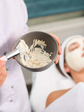 Load image into Gallery viewer, Clay Face Mask Mixing Bowl Set- Kit with Bamboo Lid, Spoon, Dual Sided Face Mask Brush Applicator Soft Silicone Spatula and Face Mask Brush for DIY Clay Mud Mask, Facials, Body and Hair (Grey)