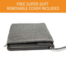 Load image into Gallery viewer, K&H PET PRODUCTS Lectro-Kennel Outdoor Heated Pad with Free Cover Black Large