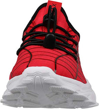 Load image into Gallery viewer, BRONAX Little Boys Athletic Shoes Slip On Size 12 Comfortable Lightweight No Lace Gym Running Gifts Tennis Sneaker for Little Kids Red 30