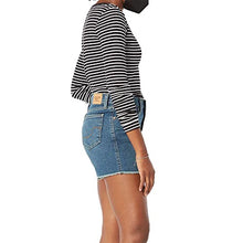 Load image into Gallery viewer, Signature by Levi Strauss & Co. Gold Label Women's Heritage High Rise 3" Shorts (Standard and Plus), (New) Heavenly Blue, 10