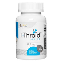 Load image into Gallery viewer, RLC, i-Throid 12.5 mg, Iodine and Iodide Supplement to Support Thyroid Health and Hormone Balance, 90 capsules (90 servings)