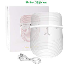 Load image into Gallery viewer, 3 Color Facial-Mask, Portable and light Face-Mask, Photon-Face Skin Care Device Use USB Rechargeable(3 Colors Rechargeable)