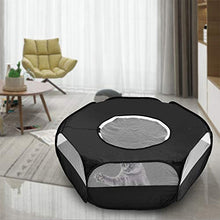 Load image into Gallery viewer, RUCKO Small Pet Playpen, Upgraded Small Animal Playpen with Zip Cover Durable 1/2 Net & 1/2 Cloth Cage for Hedgehogs, Chinchillas, Bunny, Hamster, Cat, etc