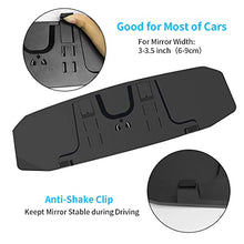 Load image into Gallery viewer, 12" Large Rear View Mirror, Anti Glare Panoramic Rearview Mirror, Universal Wide Angle Rear View Mirror, Interior Clip On Rear View Mirror for Car SUV Trucks (12” L X 3.5” H) Convex Curve 300mm