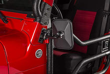 Load image into Gallery viewer, Rugged Ridge 11025.22 Stubby Trail Mirror, Rectangular Pair, Textured Black; 97-18 Jeep Wrangler JK