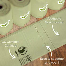 Load image into Gallery viewer, Earth Rated Compostable Dog Poop Bags - Plant-Based Poop Bags For Dogs | 105 Unscented Dog Waste Bags - Vegetable-Based | Leak-Proof