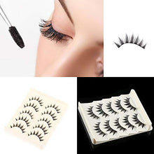 Load image into Gallery viewer, Okdeals 5 Pairs/set Trendy Women False Eyelashes Japanese Style Makeup Long Thick Eyelash Extension Beauty Cosmetic Tools