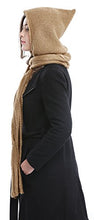 Load image into Gallery viewer, Bellady Winter Knit Hooded Scarf Pullover Headscarf Hoodie Hat,Camel
