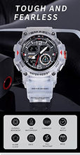Load image into Gallery viewer, KXAITO Men's Analog Sports Watch Military Watch Outdoor LED Stopwatch Digital Electronic Large Dual Display Waterproof Tactical Army Wrist Watches for Men
