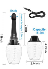 Load image into Gallery viewer, Automatic Electric Enema Bulb with 7 V-Modes & 3 Speeds, 15.3oz SENSIVO Anti Back-Flow Anal Douche, Medical Silicone Enema Kit for Men Women Comfortable Colon Vagina Cleansing, BPA & Phthalates Free