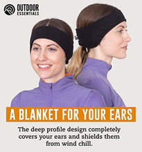 Load image into Gallery viewer, Ear Warmer Headband - Winter Fleece Running Ear Band Covers for Cold Weather - Warm & Cozy Ear Muffs for Cycling & Sports