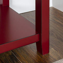 Load image into Gallery viewer, Walker Edison Furniture Company Rustic Farmhouse Wood Buffet Storage Cabinet Living Room, 52 Inch, Red