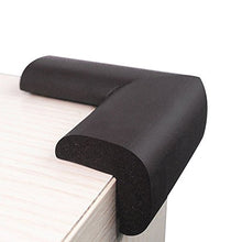 Load image into Gallery viewer, Kxtffeect 10Pcs Extra Thick Premium High Density Furniture Table Edge & Corner Guard Baby Proofing Bumper Protector - Jumbo Size Value Pack (Black)