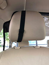 Load image into Gallery viewer, Car Partition Sneeze Guard with AC Window for Rear Portable Removable Foldable