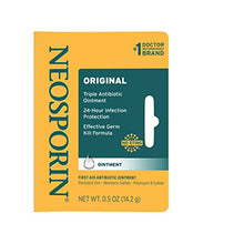 Load image into Gallery viewer, Neosporin Original First Aid Antibiotic Ointment with Bacitracin, Zinc for 24-Hour Infection Protection, Wound Care Treatment and The Scar Appearance Minimizer for Minor Cuts, Scrapes and Burns.5 Oz