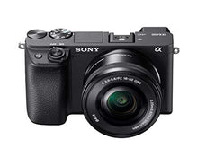 Load image into Gallery viewer, Sony Alpha a6400 Mirrorless Camera: Compact APS-C Interchangeable Lens Digital Camera with Real-Time Eye Auto Focus, 4K Video, Flip Screen & 16-50mm Lens - E Mount Compatible Cameras - ILCE-6400L/B