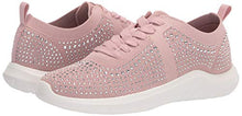 Load image into Gallery viewer, Clarks womens Nova Spark Sneaker, Dusty Pink Textile W/Sparkles, 9 US