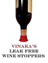 Load image into Gallery viewer, 5 Wine Stoppers + Gift Box - Perfect Wine Gift Accessory, Set of 5 Funny Silicone Wine Reusable Caps Stoppers for Wine and Beer Bottles – Vinaka Wine Stoppers