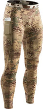 Load image into Gallery viewer, TSLA Men's Compression Pants, Cool Dry Athletic Workout Running Tights Leggings with Pocket/Non-Pocket, Athletic Pocket Utility Camo, XX-Large
