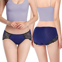 Load image into Gallery viewer, Neione Period Underwear Menstrual Postpartum Briefs Women's Hipster Panties Leakproof Underpants 3 Pack Momic 4XL Plus Size