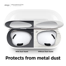 Load image into Gallery viewer, elago Dust Guard Compatible with AirPods 3 Case, Dust-Proof Sticker Compatible with AirPods 3rd Generation Case 2021, Protection from Iron & Metal Shavings, Clean Your AirPods (1 Set, Dark Grey)