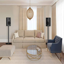 Load image into Gallery viewer, PERLESMITH Universal Floor Speaker Stands 26 Inch for Surround Sound, Klipsch, Sony, Edifier, Yamaha, Polk & Other Bookshelf Speakers Weight up to 22lbs - 1 Pair