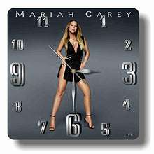 Load image into Gallery viewer, Art time production Mariah Carey 11’’ Handmade Wall Clock - Get Unique décor for Home or Office – Best Gift Ideas for Kids, Friends, Parents and Your Soul Mates