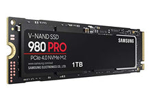 Load image into Gallery viewer, SAMSUNG 980 SSD 1TB PCle 4.0 NVMe M.2 Internal Solid State Hard Drive, Storage and Memory Expansion for Gaming, PC Desktop, Heavy Graphics w/ Heat Control, Max Speed, MZ-V8V1T0B/AM