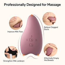 Load image into Gallery viewer, Momcozy Double Lactation Massager Warming for Breastfeeding, Pumping, Heat & Vibration for Improve Milk Flow, Breastfeeding Essentials for Clogged Ducts, Engorgement