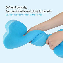 Load image into Gallery viewer, KECUCO Baby Bath Cushion Infant Bath Sponge Bath Mat, Baby Bath Pad Bath Sponge for Toddler Infant Newborn (Blue-Style4)