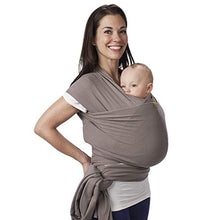 Load image into Gallery viewer, Boba Wrap Baby Carrier, Grey - Original Stretchy Infant Sling, Perfect for Newborn Babies and Children up to 35 lbs