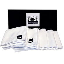 Load image into Gallery viewer, Premium Set Shoe Shining Cloths 3 Flannel & 2 Microfiber | Best for Buffing,Cleaning & Polishing Leather