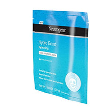 Load image into Gallery viewer, :Neutrogena Hydro Boost Moisturizing & Hydrating 100% Hydrogel Sheet Face Mask for Dry Skin with Hyaluronic Acid, Gentle & Non-Comedogenic, 12 Count,SG_B076H45H68_US