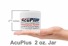 Load image into Gallery viewer, AcuPlus Pain Relief Cream - Advanced Fast Acting, Long Lasting & Powerful Topical Pain Relief from Bursitis, Arthritis, Tendonitis, Joint Pain, Knee Pain, Back Pain and Muscle Ache (2 Ounces)