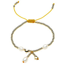 Load image into Gallery viewer, Jewever 14k Gold Over Copper with Freshwater Cultured Pearl Bracelets for Women Star Bracelet Jewelry Gift (5.5-7")