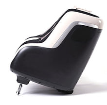Load image into Gallery viewer, Human Touch Reflex SOL Foot and Calf Relaxation Shiatsu Massager with Heat and Vibration- Patented Technology - Extended Height, Adjustable Tilt Base with Under Foot Massage Rollers, Black and White