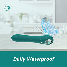 Load image into Gallery viewer, G Spot Vibrator Dildo with 10 Vibration Modes, Tuitionua Soft Silicone Powerful Vibrating Massagers for Clitoral Vagina and Anal Stimulation, Adult Sex Toys for Women or Men(Green)