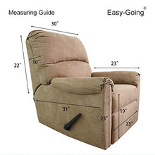 Load image into Gallery viewer, Easy-Going PU Leather Recliner slipcovers, Stretch Sofa Covers, 4 Pieces Stretch Furniture Protector, Elastic Strap Shield Pets Kids Children Cats Dogs(Recliner, Black)