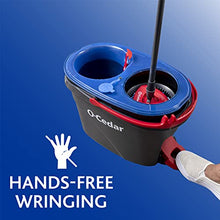 Load image into Gallery viewer, O-Cedar EasyWring RinseClean Microfiber Spin Mop & Bucket Floor Cleaning System, Grey