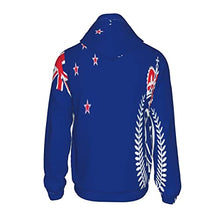 Load image into Gallery viewer, Zealand Police Flag Print Hoodies Kids 3D Print Sweatshirts Long Sleeve Pullover Hoodies with Pocket for Teen Boys and Girls Black