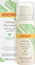 Load image into Gallery viewer, Burt's Bees Daily Face Moisturizer Cream for Sensitive Skin, Fragrance Free Lotion, 1.8 Ounce (Packaging May Vary)