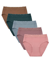 Load image into Gallery viewer, Kindred Bravely High Waist Postpartum Underwear & C-Section Recovery Maternity Panties 5 Pack (Large, Assorted Jewel Tones)