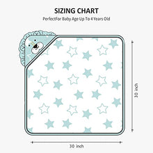 Load image into Gallery viewer, Newborn Baby Bath Hooded Towel 100% Cotton, Soft Ultra Absorbent and Hypoallergenic Towel for Infant Toddler Boys Girls Perfect Gifts for newborn