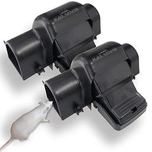 Load image into Gallery viewer, Kat Sense Covered Rat & Chipmunk Traps, Prevents Accidental Triggering with Tunneled Design, Quick Humane Kill, Indoor 'N Outdoor Mouse Snap Traps