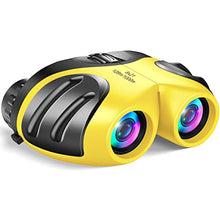Load image into Gallery viewer, LET'S GO! Boys Toys Age 3-12, DIMY Compact Waterproof Binocular for Kids Boys Outdoor Play Bird Watching Easter Gifts for Boys Age 5-10 Yellow