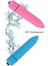 Load image into Gallery viewer, 2PC Bullet Vibrator 10 Speed Waterproof Chest Abdomen face Neck Buttocks Legs Simulator for Women C0uples